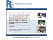 Tablet Screenshot of finishedtouchneenah.com